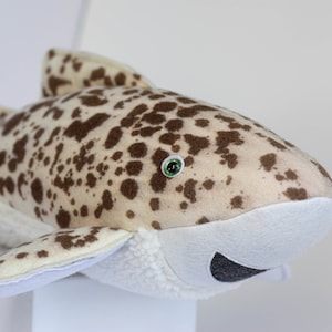 Zephyr the Zebra Shark Plush Toy Eco Friendly image 1