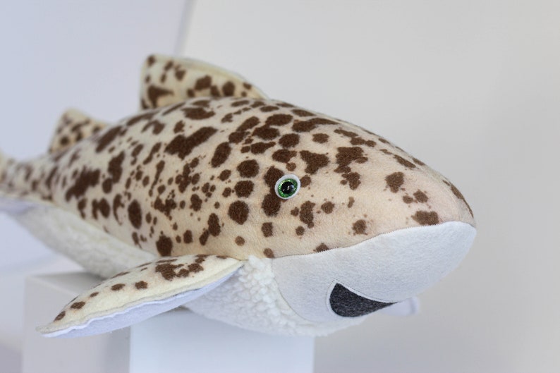 Zephyr the Zebra Shark Plush Toy Eco Friendly image 1