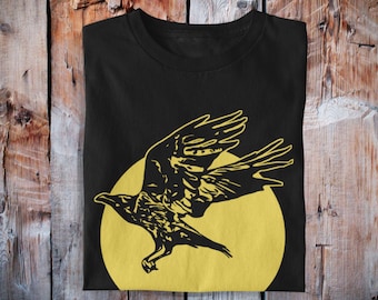 Raven Goth Shirt, Witchy Gifts for Crow Lovers