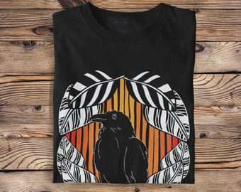 Raven Whimsigoth Shirt, Bird Lover Tee