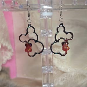 Disney Glitter Mickey & Minnie Mouse Earrings