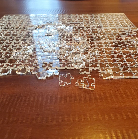 Clear Jigsaw Puzzle Clear Puzzle Puzzle Unique Puzzle | Etsy