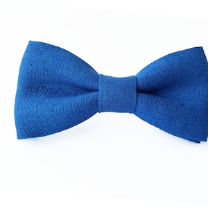 Royal Blue Bow Tie / Royal Blue Suspenders For Groomsmen / Groomsmen Bow Tie / Royal Blue Men&#39;s Wedding Outfit