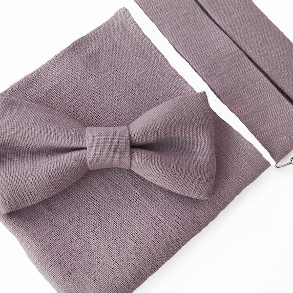 dusty lilac tie