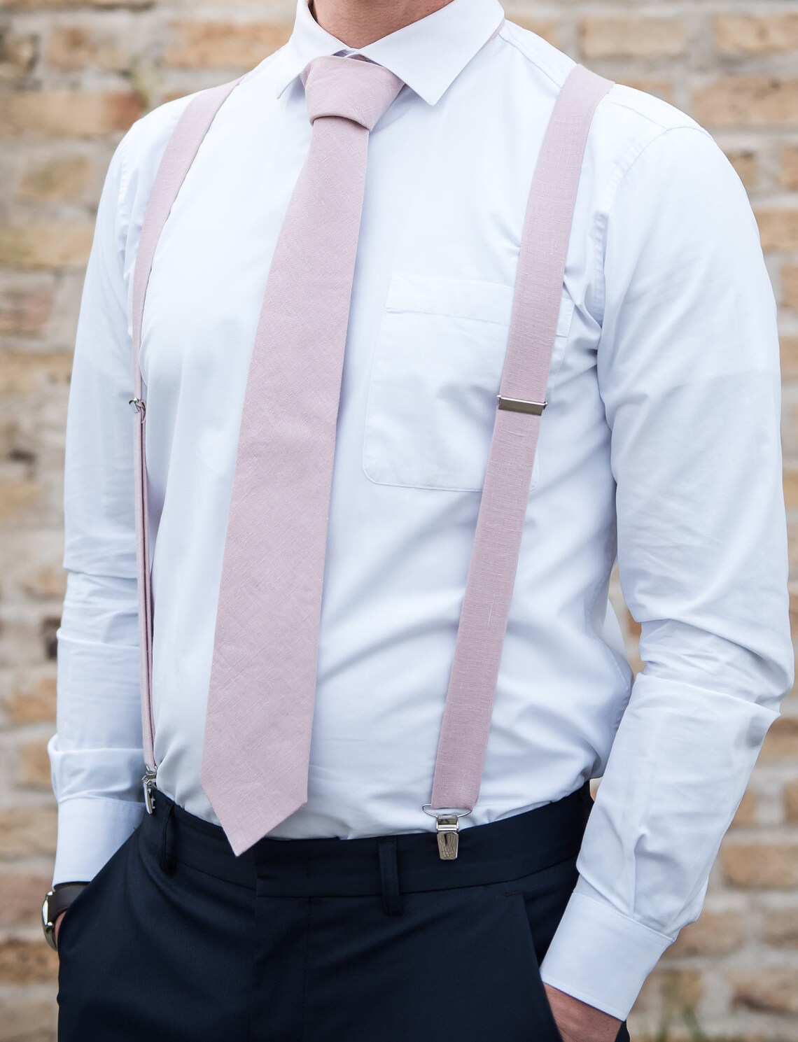 Dusty Pink Regular Tie / Dusty