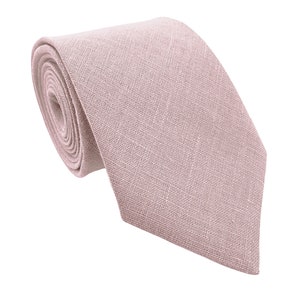 Dusty Pink Regular Tie / Dusty Pink Necktie / Dusty Pink Tie For Wedding / Necktie For Groomsmen / Dusty Pink Cufflinks