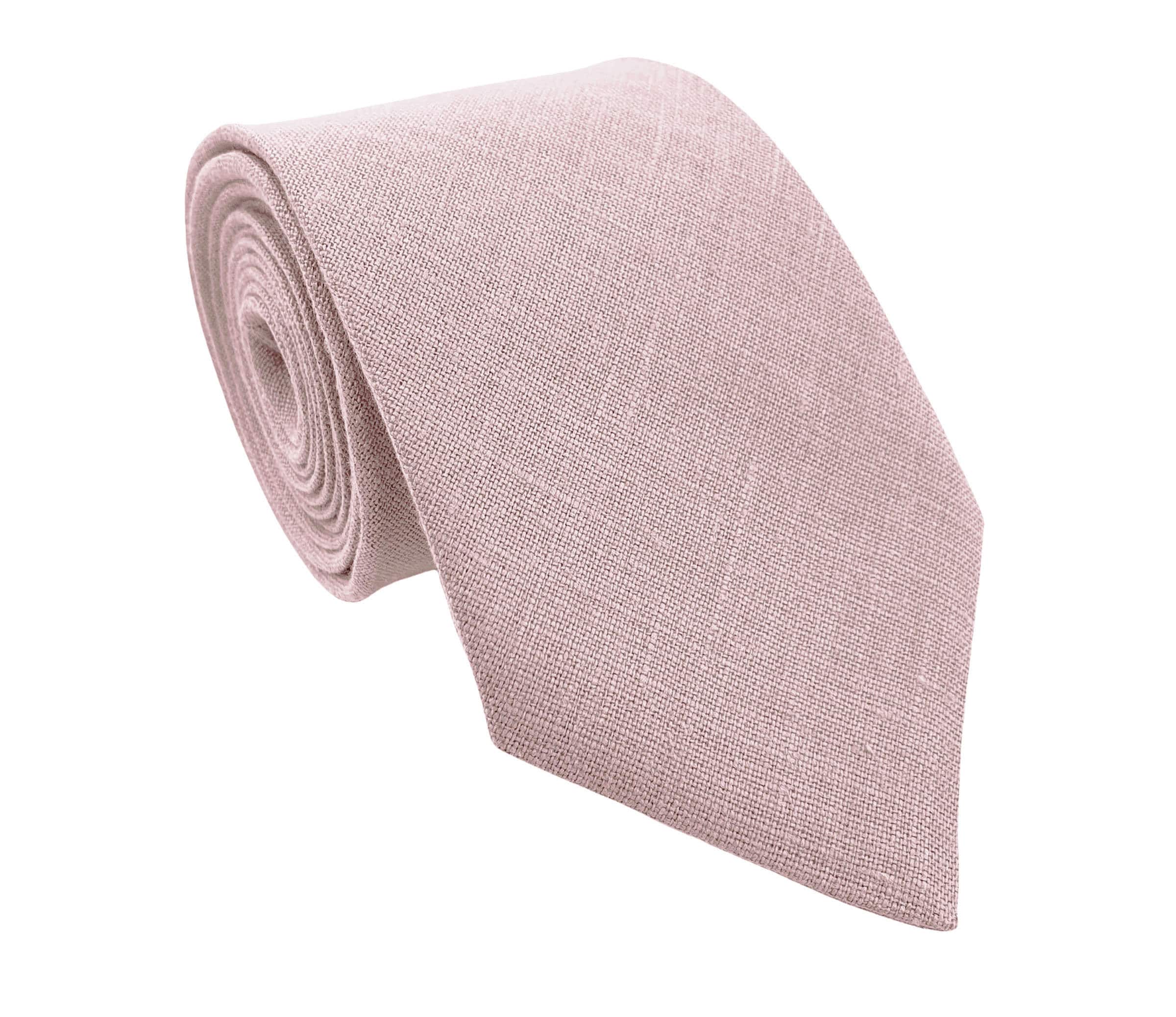dusty pink necktie
