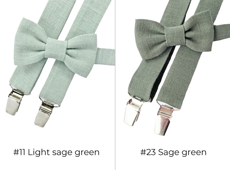 Sage Green Bow Tie for Daddy and Child / Christening Bow Tie Etsy