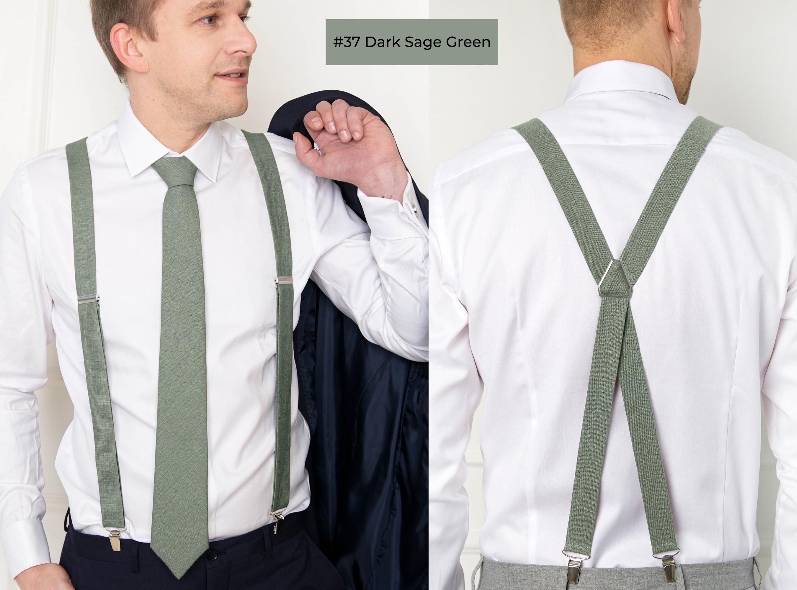 Camicia Verde Oliva con Cravatta Marrone | Hockerty Camicia Verde Oliva con Cravatta Marrone | Hockerty