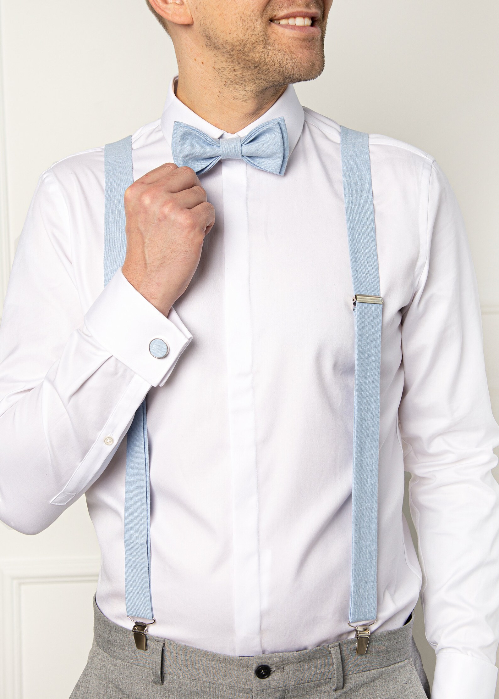 ICE BLUE Bow Tie / Ice Blue Tie / Ice Blue Wedding Ties / Bow Etsy