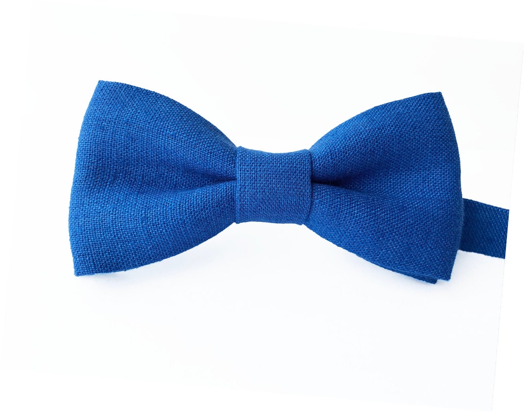 Royal Blue Bow Tie / Royal Blue Suspenders for Groomsmen / Etsy
