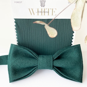 Forest Green Bow Tie / Forest Green Necktie / Forest Green Wedding Tie / Forest Green Suspenders / Green Bow Tie And Suspenders