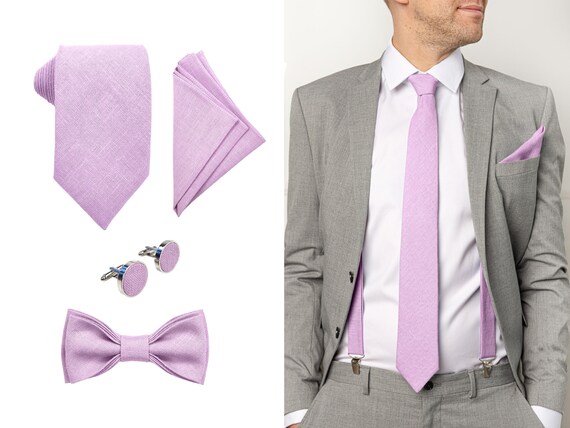 lilac color tie
