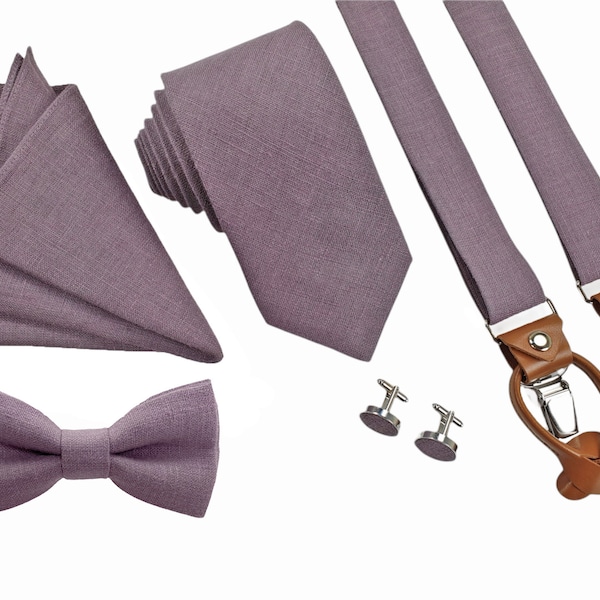 dusty lavender tie