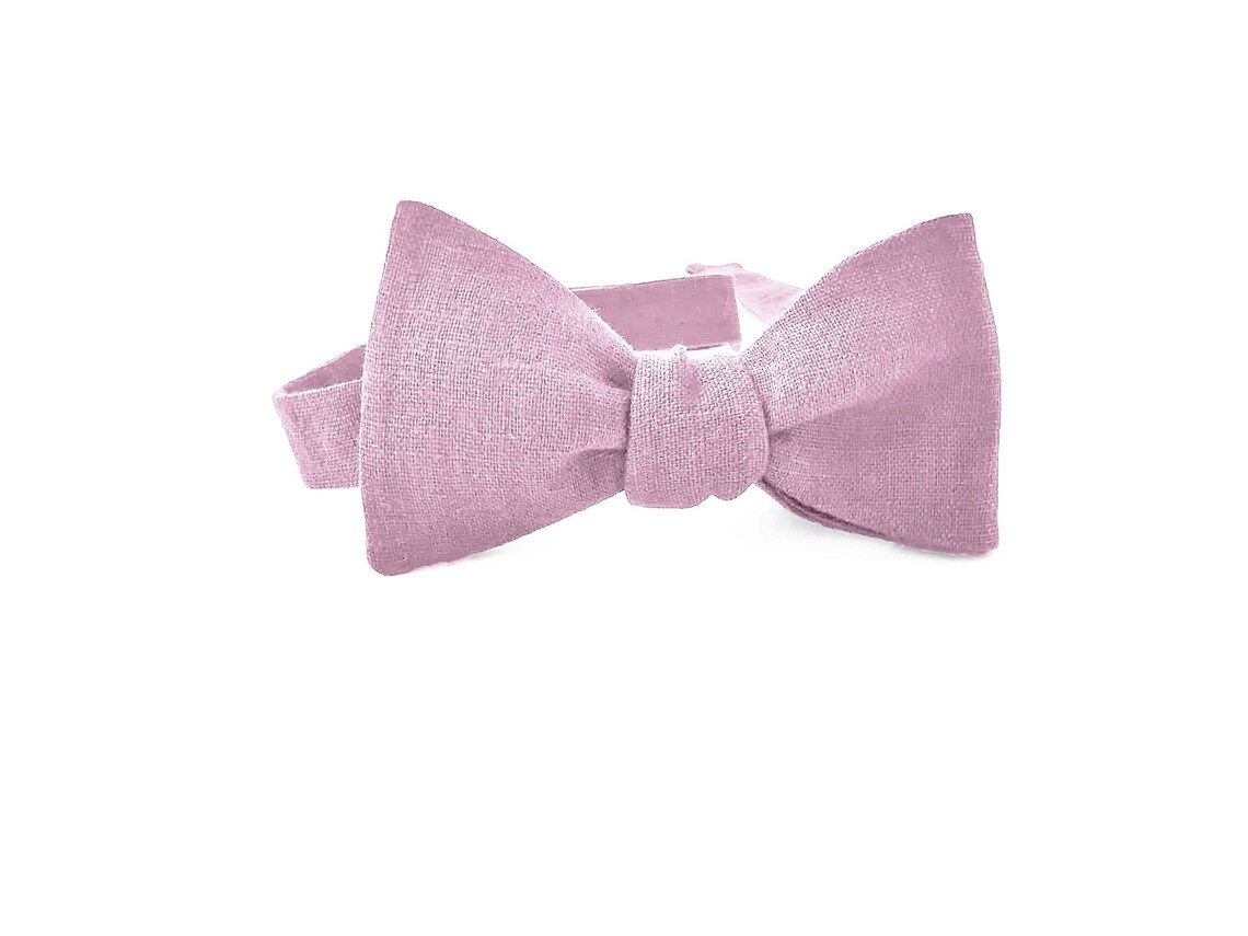 dusty blue floral bow tie