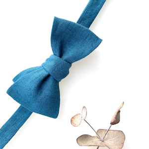 blaugrün Fliege selbst binden / blaugrün Fliege / blaugrün Einstecktuch für Trauzeugen / Hochzeit Fliege selbst binden