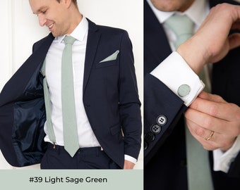 Light Sage Green Regular Tie / Light Sage Green NeckTie / Light Sage Green Tie For Wedding / Necktie For Groomsmen
