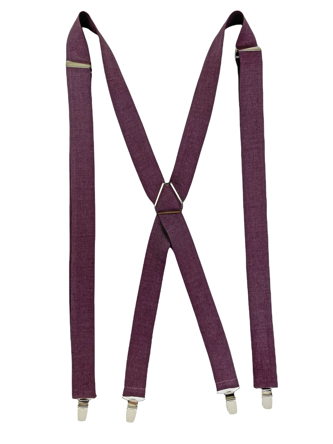 Eggplant Bow Tie / Eggplant Wedding Bowtie / Eggplant Linen Etsy