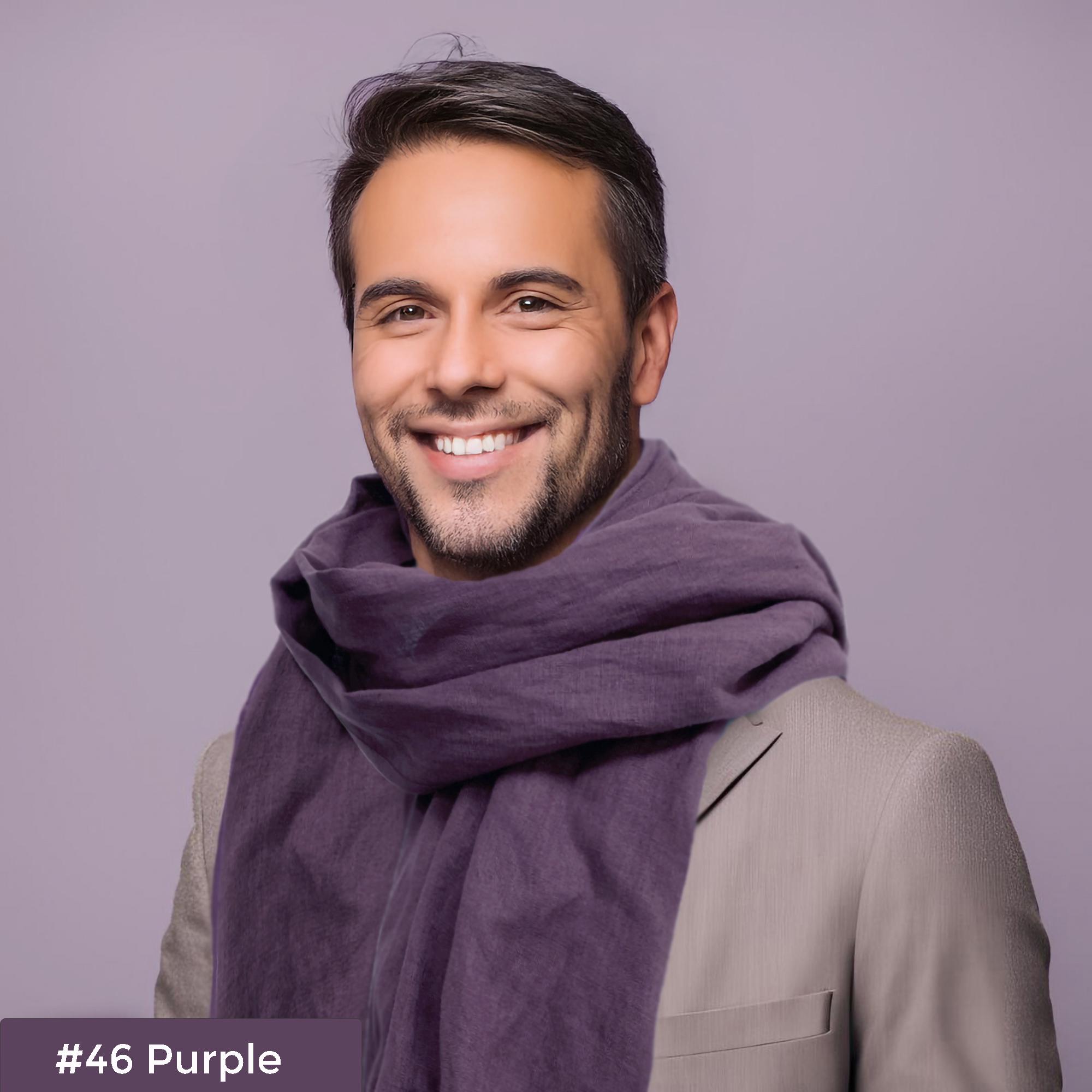 Écharpe Carrée Tanger Femme – Marine Et Rose Poussiéreuse, 35 Pouces, Neuve