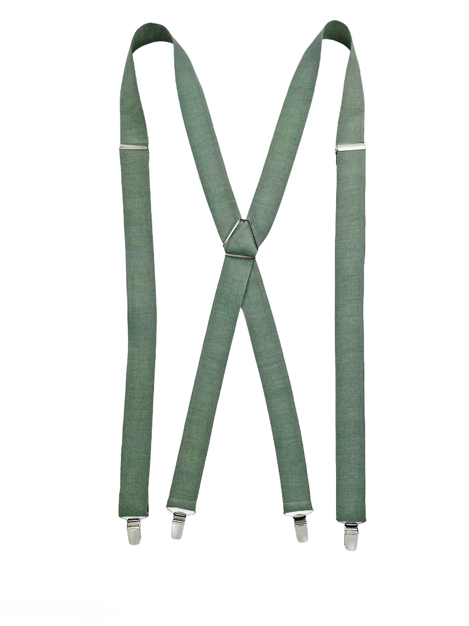 Sage Green Linen Suspenders / Sage Green Suspenders / Sage Etsy
