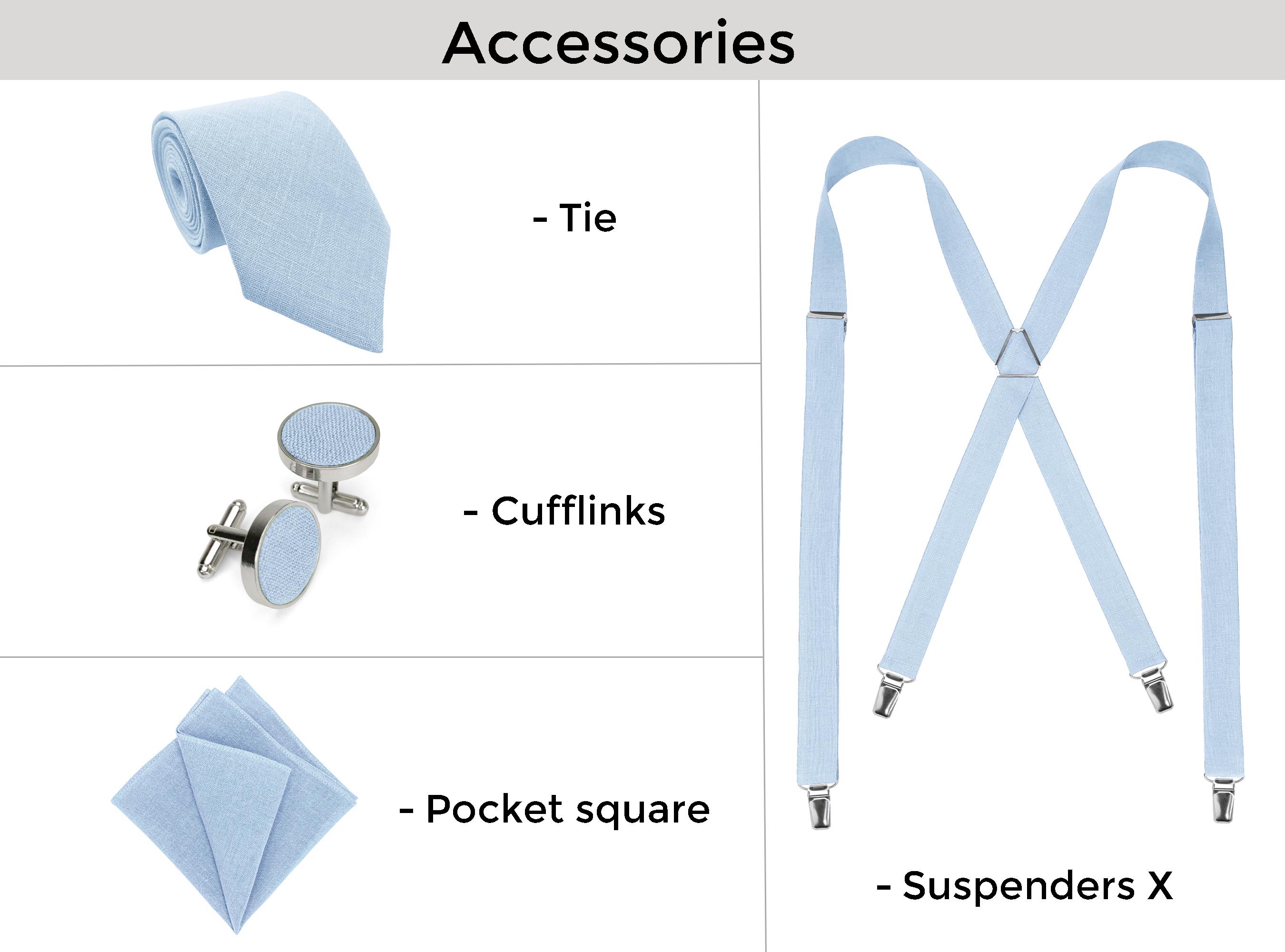 TZTTZT Cravates Pour Homme – Cravate Confortable Bleu Marine