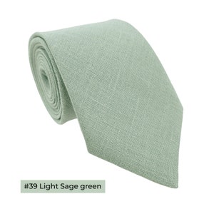 Light sage green necktie for man.