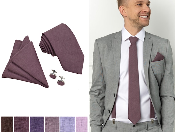 eggplant necktie