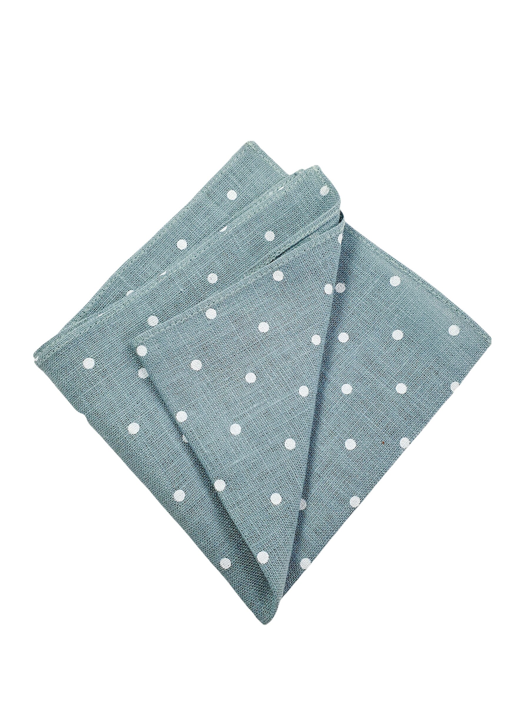 Cravate Homme Spotlight Hosiery - Imprimé Pois Vert Et Blanc, 100% Polyester, Longueur 57 Pouces, Neuf Avec étiquettes