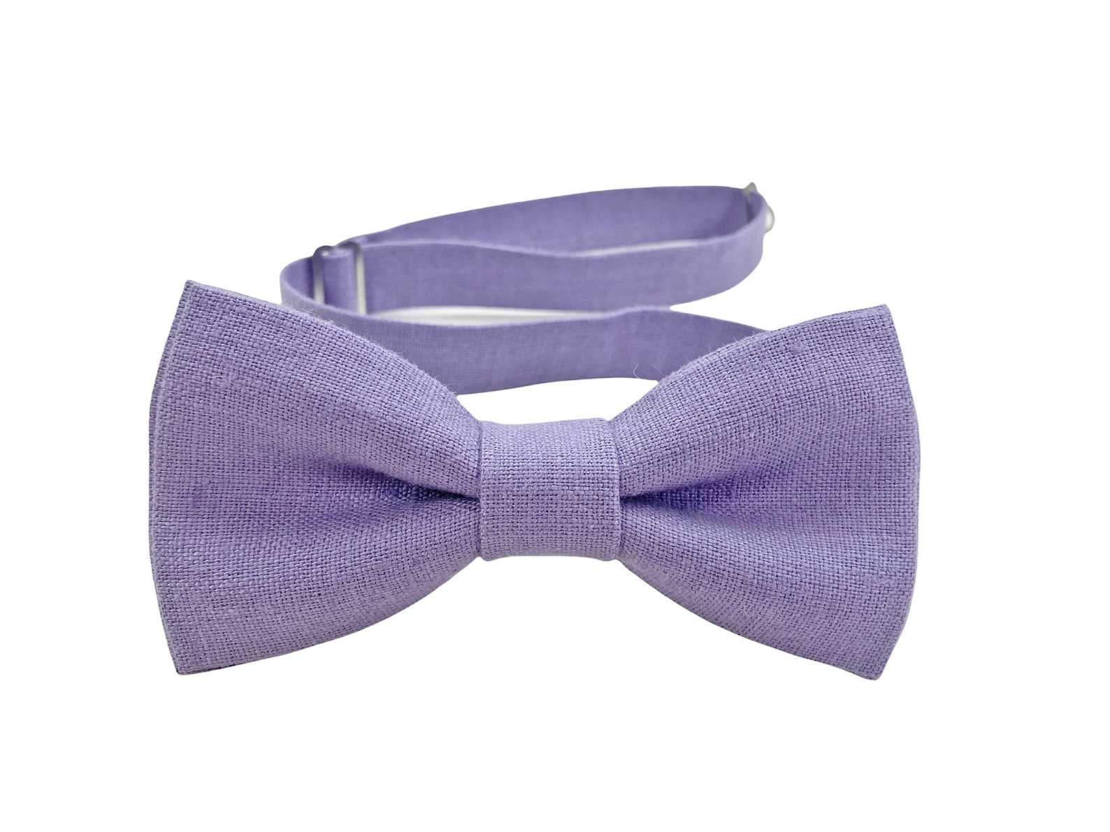 Lavender Bow Tie / Lavender Bow Tie for Men / Lavender Linen Etsy