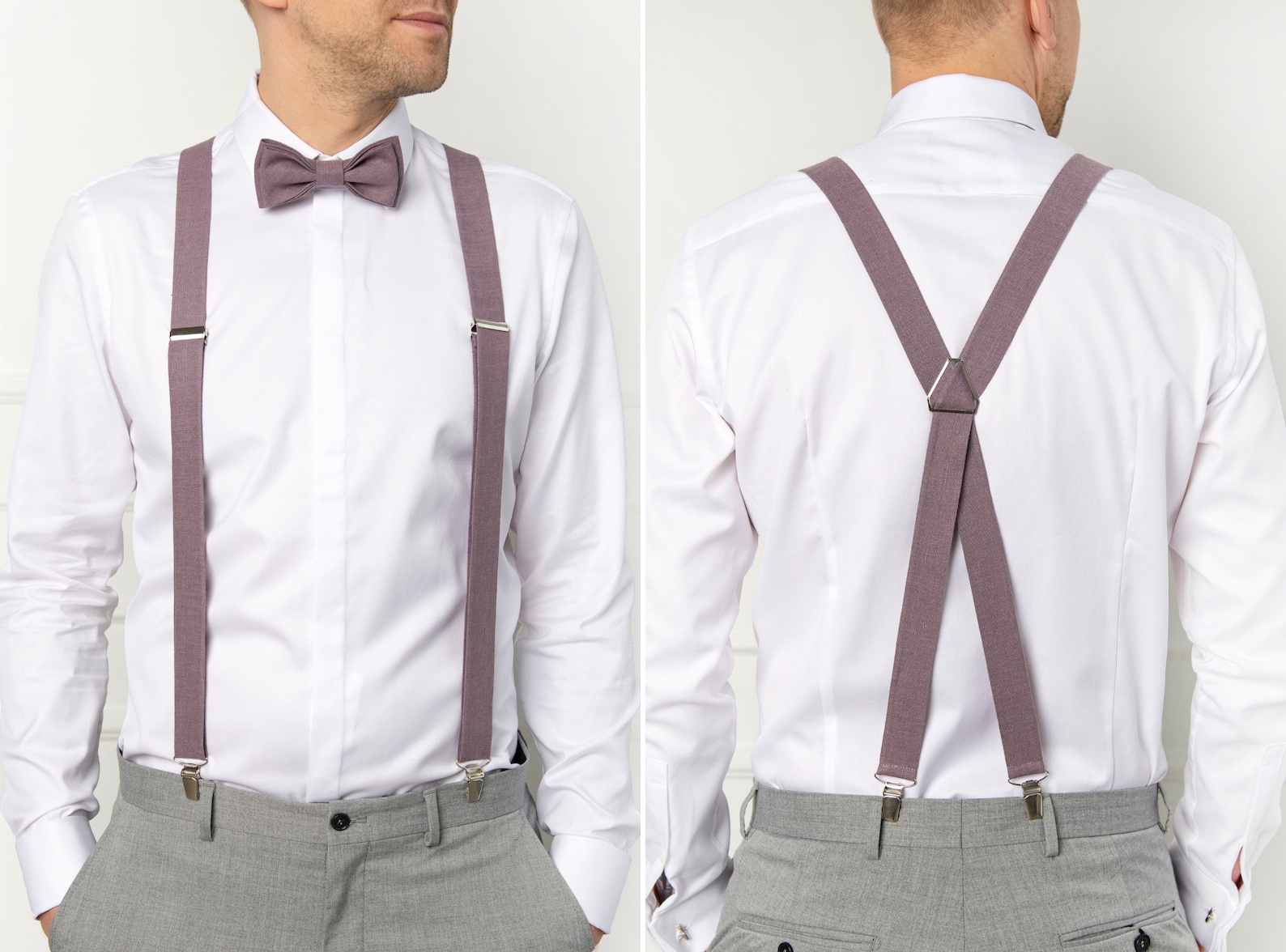 Emerald Green Suspenders / Emerald Green Men's Braces / Etsy