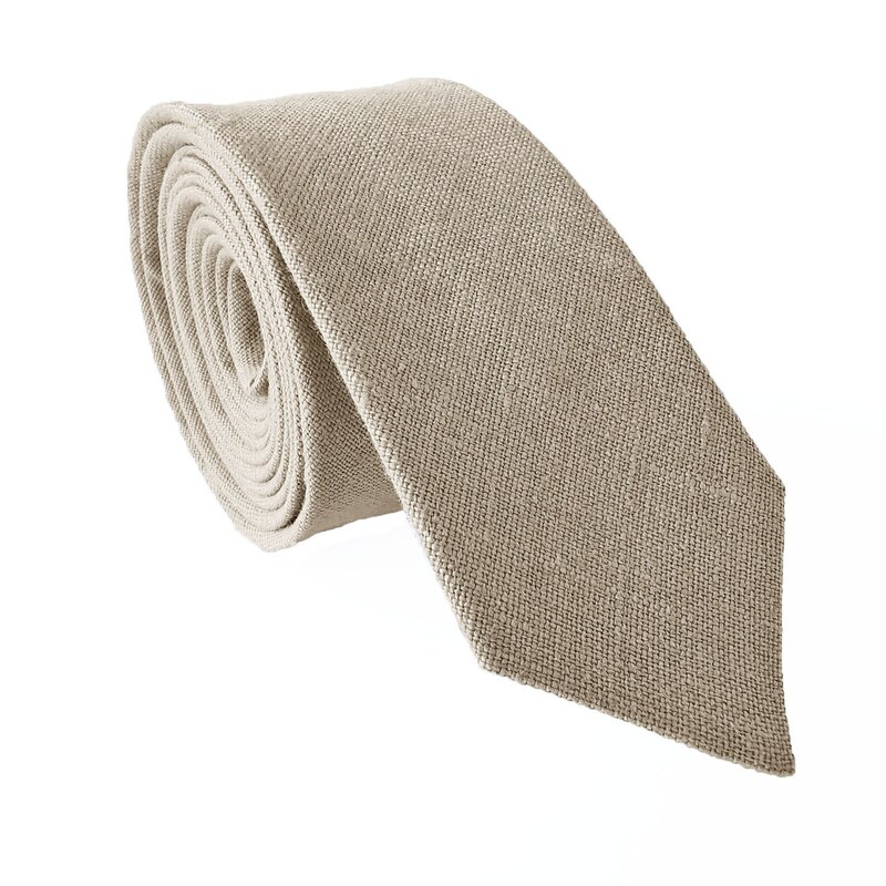mens beige tie