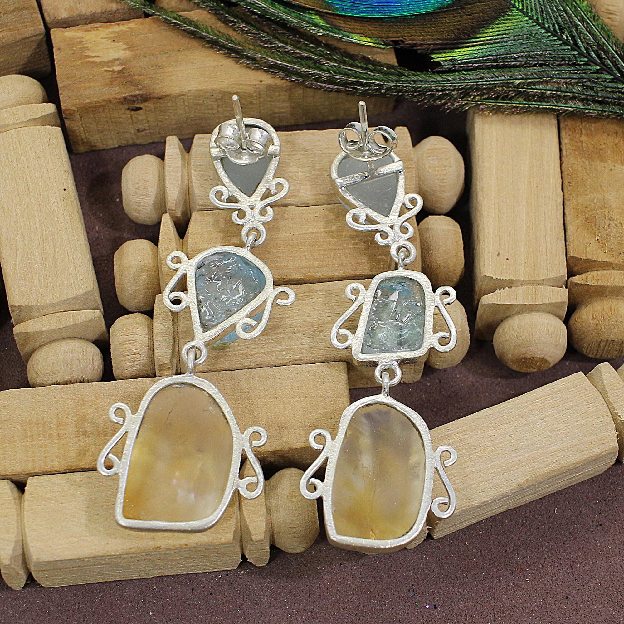 The Topaz Heart Earrings – So Fetch