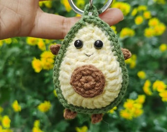 PATTERN Crochet Avocado Plush, Knitted Acocado PATTERN, Handmade Avocado PATTERN
