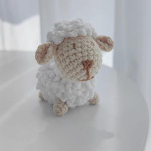 Crochet Schaf PATTERN, handgemachte Schaf-Muster, Lamm,Schaf,Schäfchen Plüsch häkeln