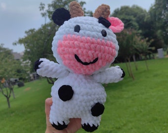 PATTERN:Crochet Cow PATTERN,Amigurumi Animal Plush PATTERN