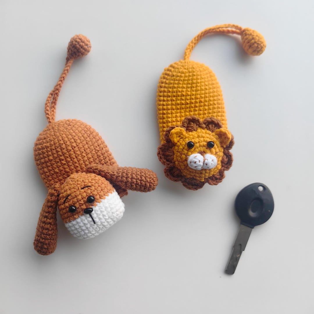 Pattern：crochet Animal Key Cover PATTERN, Handmade Keychain PATTERN - Etsy