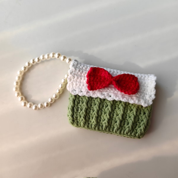 PATTERN: Crochet Card Bag, Coin Purse PATTERN, Handmade Card Cover PATTERN