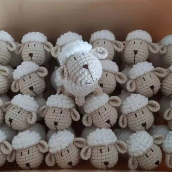 Amigurumi Sheep Keychain, Crochet Sheep Keyring, Crochet Sheep Keychain,Sheep Keyring, Amigurumi Sheep Keyring,Handmade Sheep Stuff