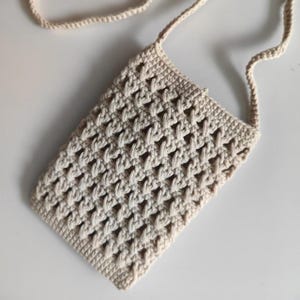 crochet bohemian phone bag pattern
