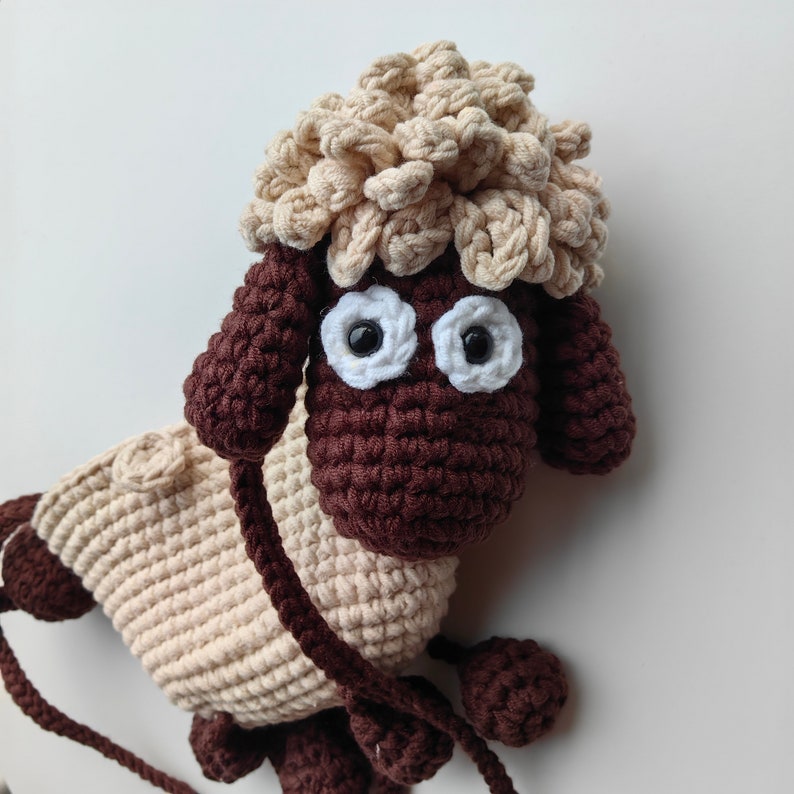 PATTERN: Crochet Sheep Bag PATTERN, Amigurumi Sheep PATTERN image 2