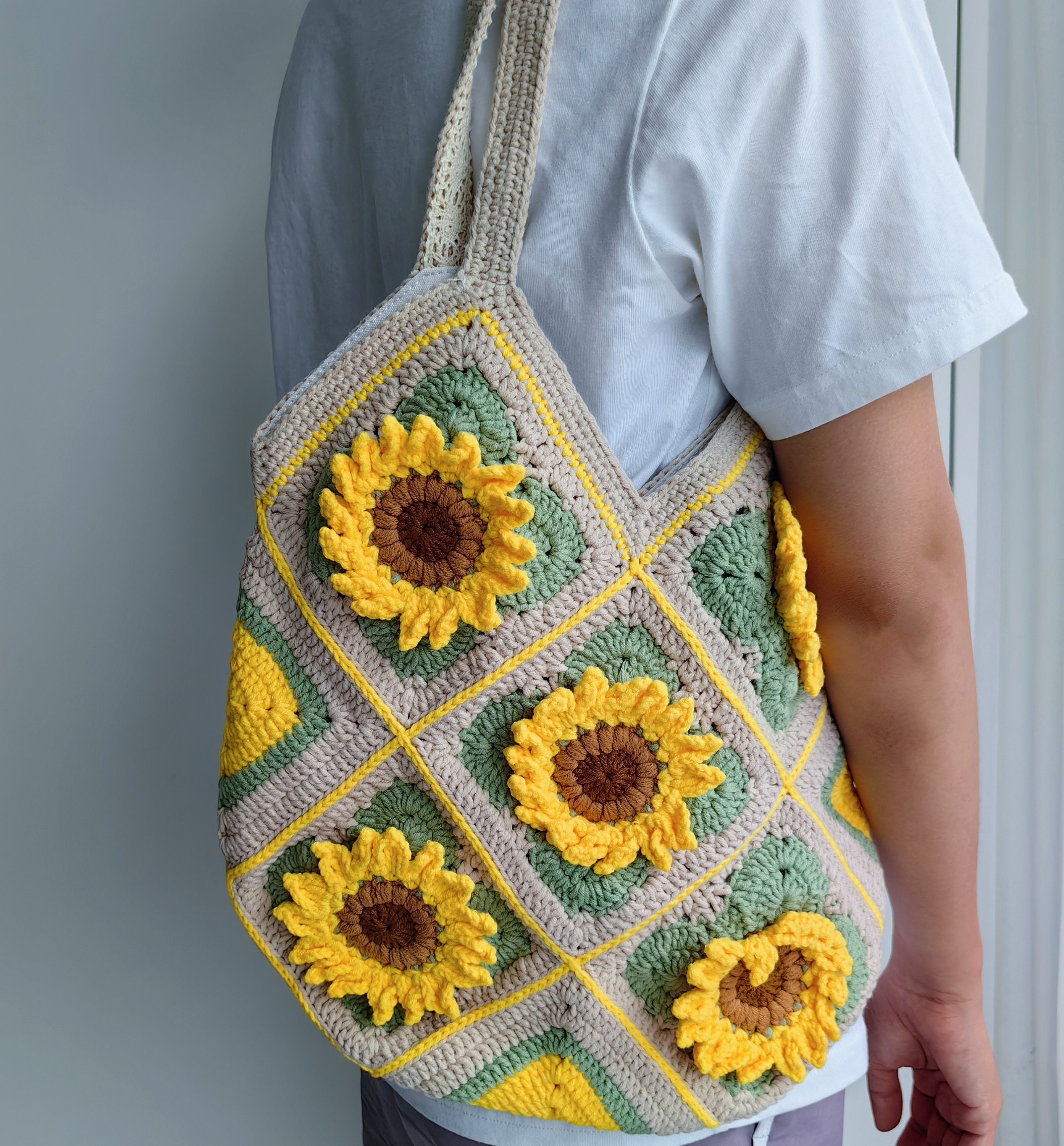 Girasoles Como Hacer Mochila De Crochet Con Fichas Como Hacer