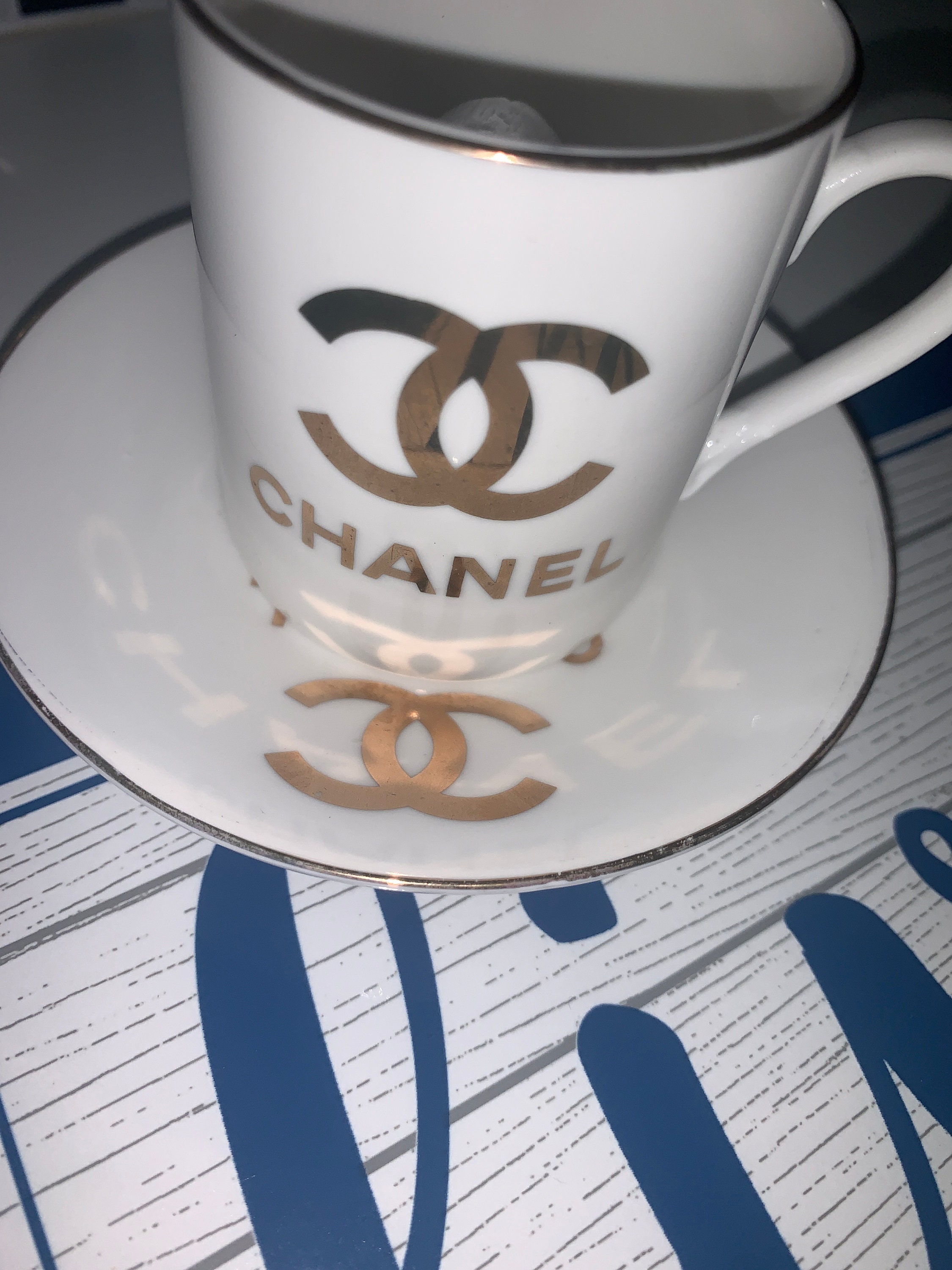 Chanel Tea Cup Set: Cup & Saucer