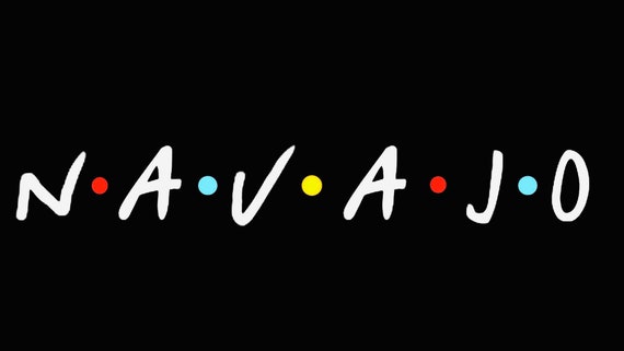 Navajo-Friends inspired sticker-Native sticker-Native American-Indigenous