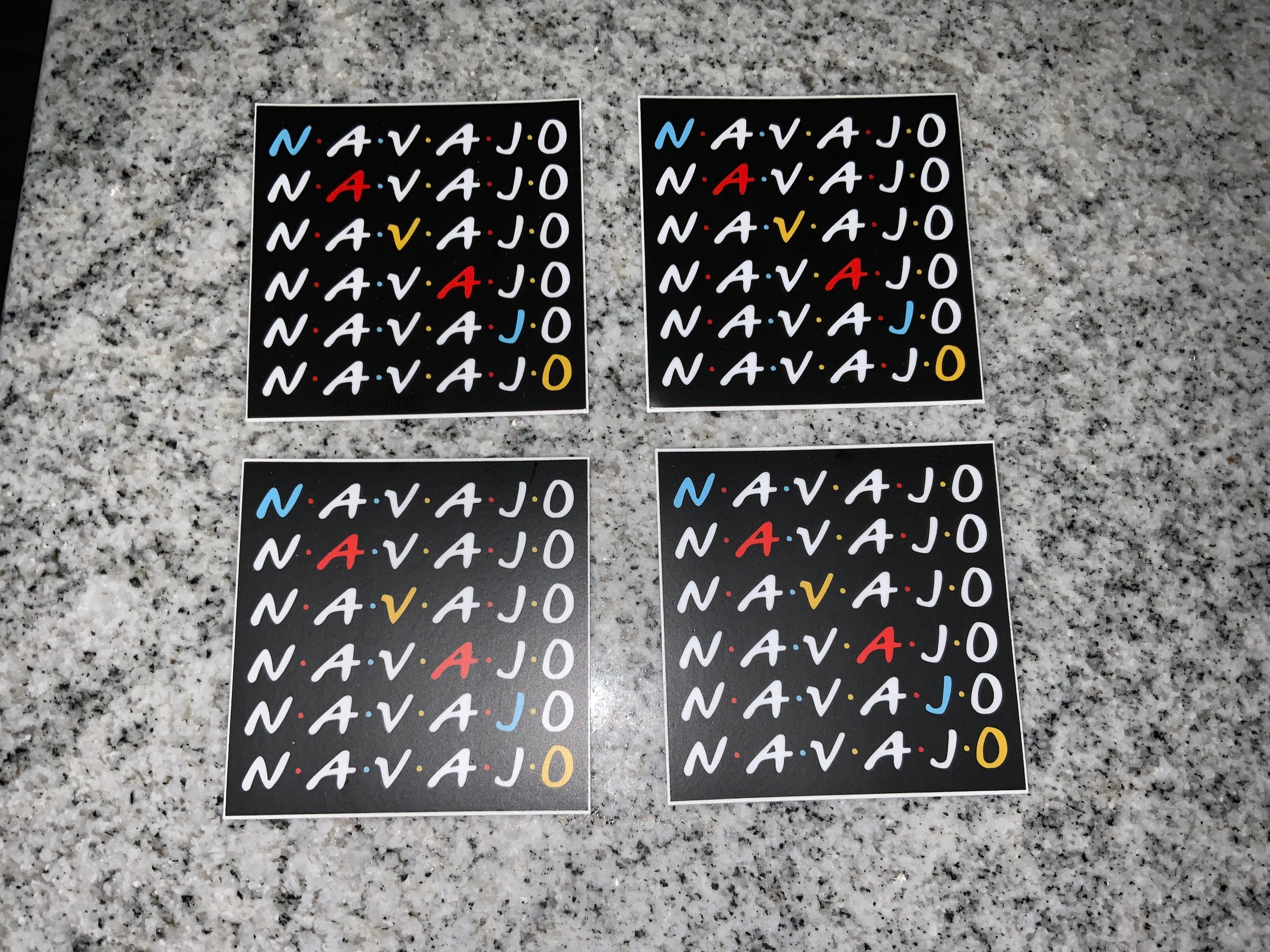 Navajo Friends Part 2 Sticker-navajo Nation-native American - Etsy
