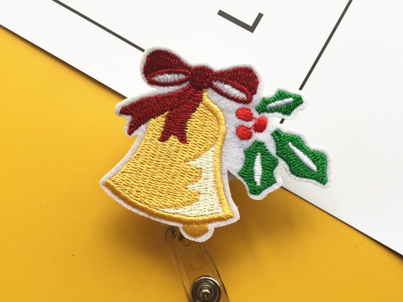 Christmas badge reel retractable badge holder badge reel for nurse pediatric nursing badge reels rn badge reel id badge holder kawaii gifts