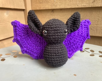 Crocheted bat