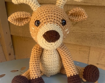 Crocheted Deer Plush