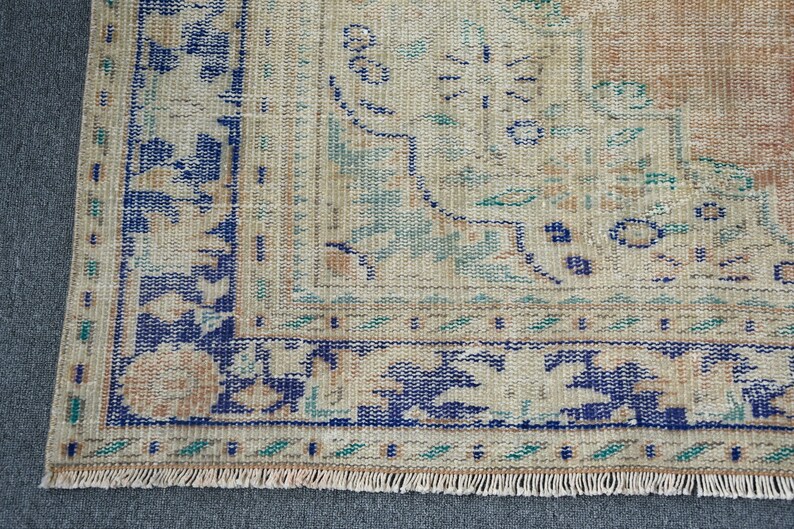 Turkish Rug, Vintage Rug, Large Carpet, Antique Carpet, 66x102 Inches