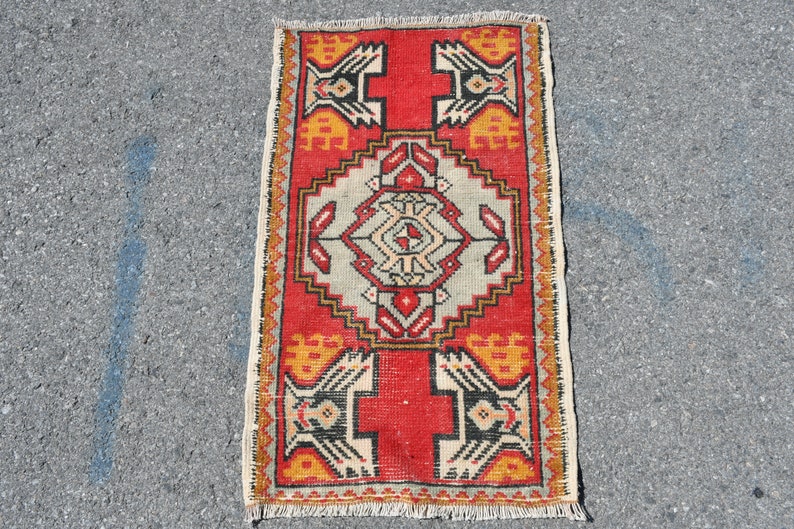 3 year coupon guarantee Small Carpet, Turkish Rug, Vintage