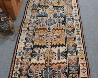 トルコ製ラグ、3 x 11 フィートのランナーラグ、ヘルキ製ラグ